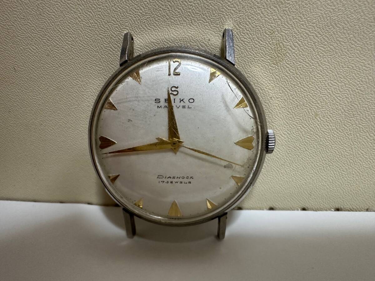希少文字盤 USED SEIKO セイコー マーベル 17石 手巻き　_画像5