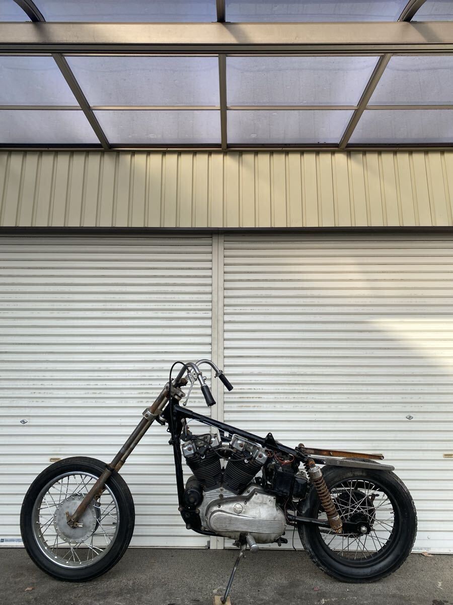 ハーレー　1968 XLH 900 アイアンスポーツ　XLCH 仕上げベース　国内未登録　実働　書付き　千里浜　大洗 チョッパー スポーツスター_画像2