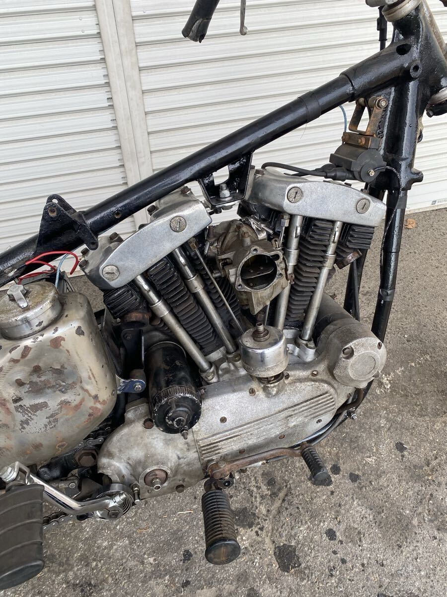 ハーレー　1968 XLH 900 アイアンスポーツ　XLCH 仕上げベース　国内未登録　実働　書付き　千里浜　大洗 チョッパー スポーツスター_画像3