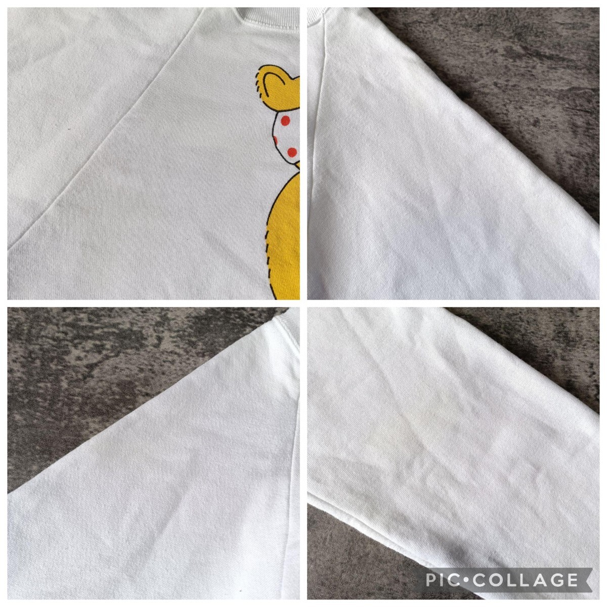 古着 80s BBC CHILDREN IN NEED 熊 ベアー スウェット_画像6