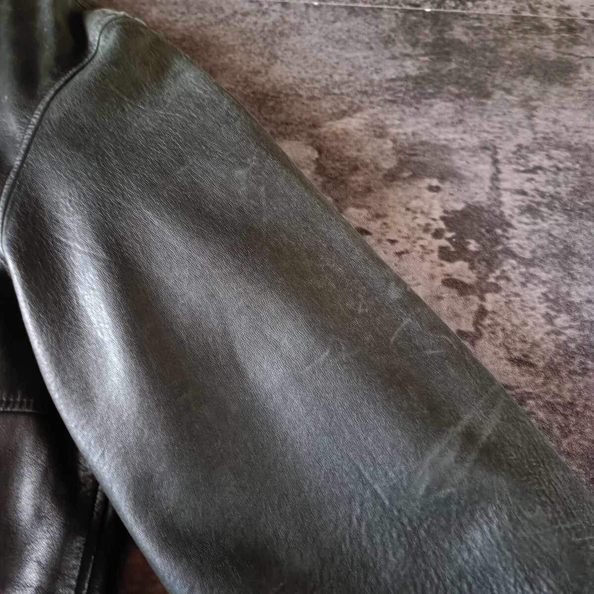 90s GIORGIO ARMANI LE COLLEZIONI ジョルジオアルマーニ レザーブルゾン ゴートスキン archive アーカイブ _画像5