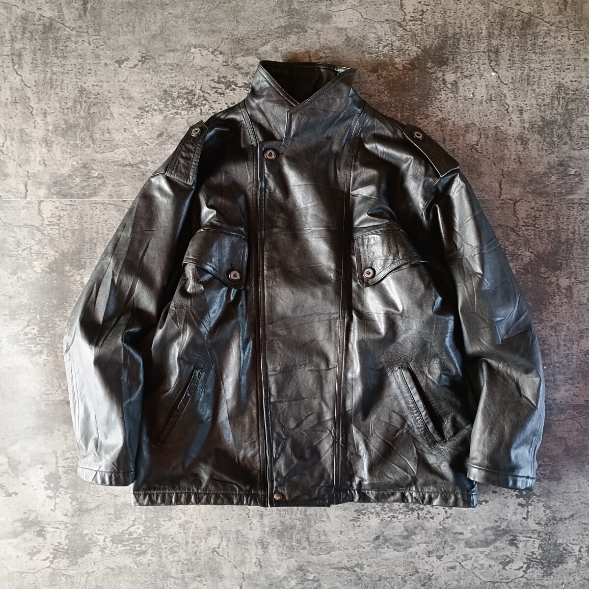 80s 90s フランス製 MARITHE FRANCOIS FIRBAUD マリテフランソワジルボー レザージャケット アーカイブ archive_画像1