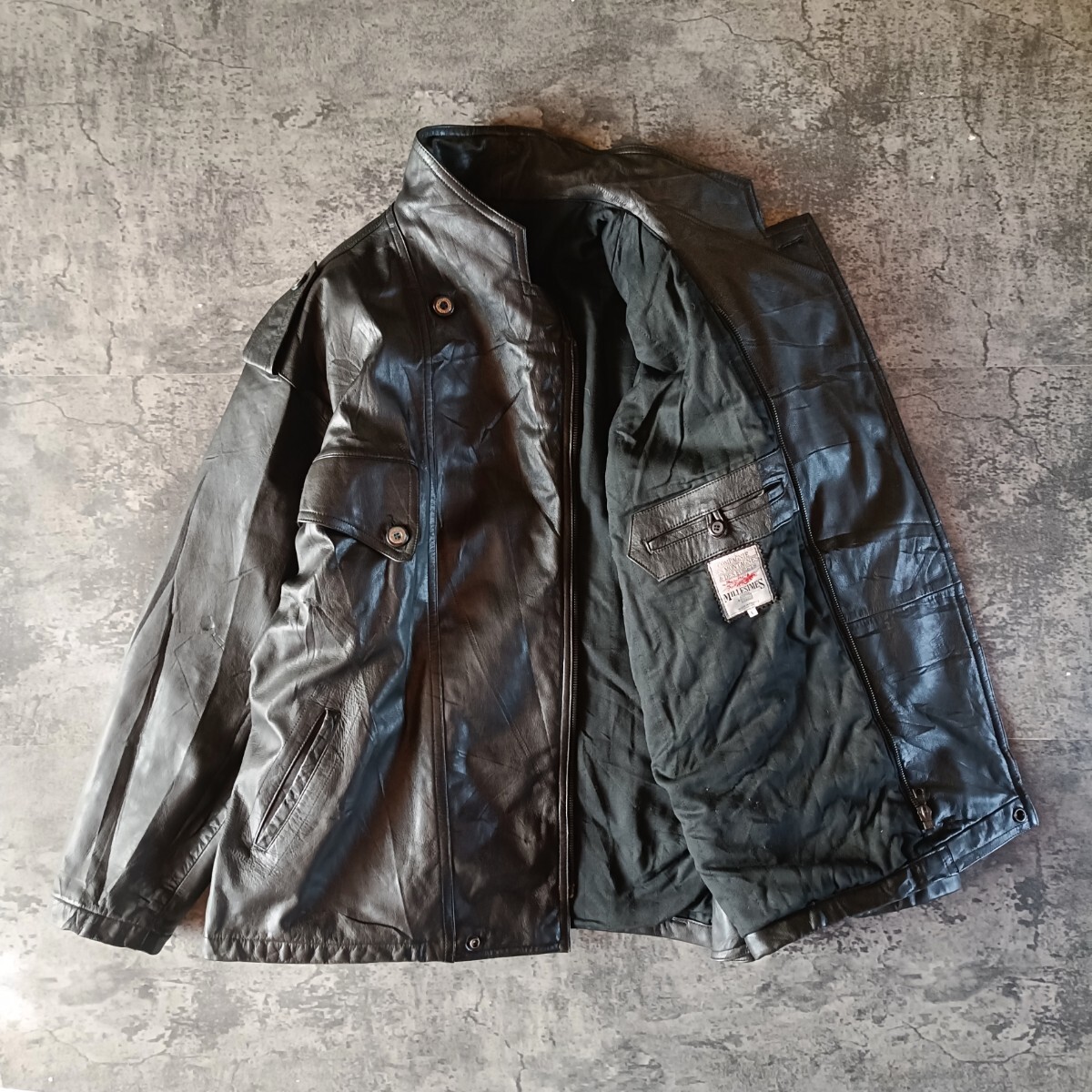 80s 90s フランス製 MARITHE FRANCOIS FIRBAUD マリテフランソワジルボー レザージャケット アーカイブ archive_画像3