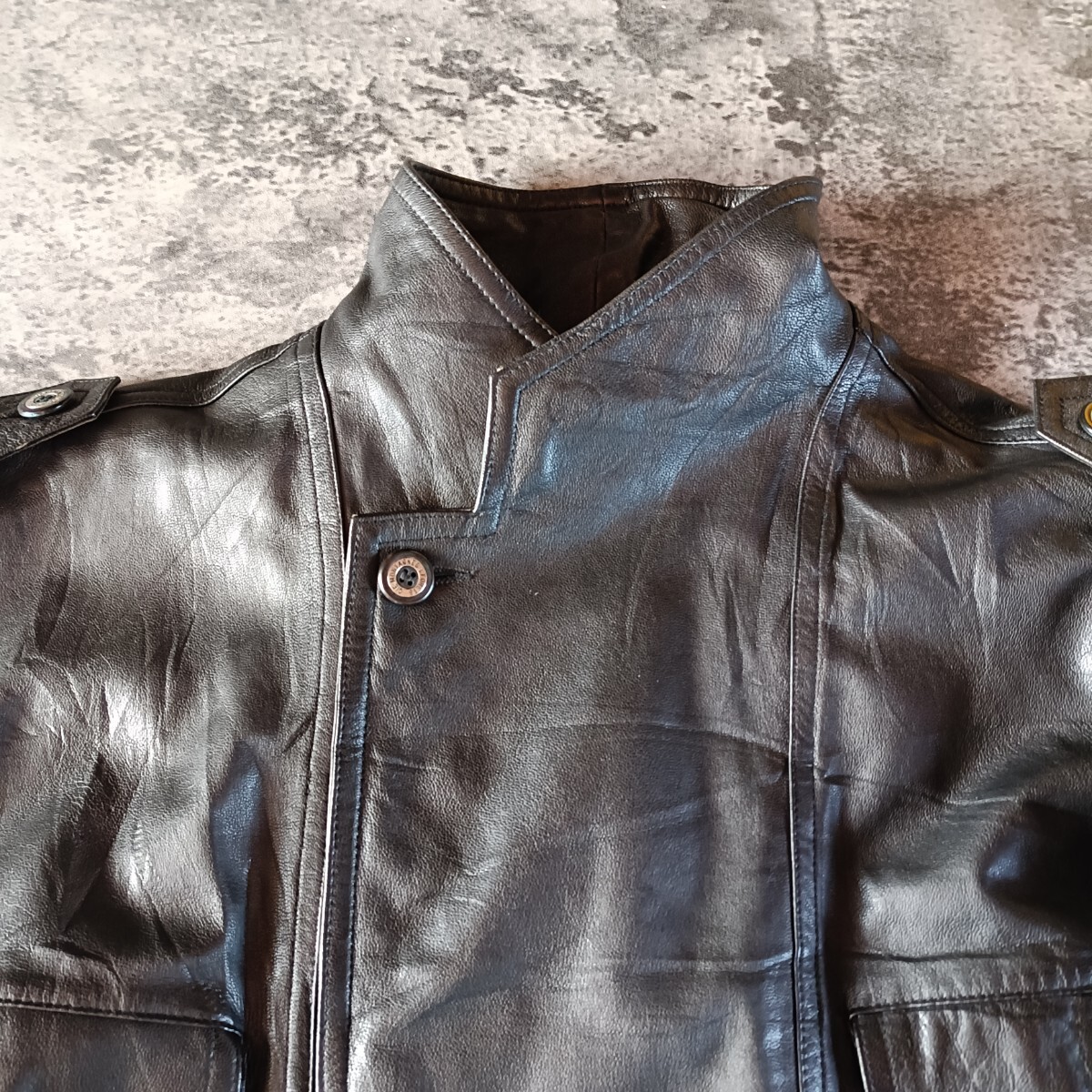 80s 90s フランス製 MARITHE FRANCOIS FIRBAUD マリテフランソワジルボー レザージャケット アーカイブ archive_画像6