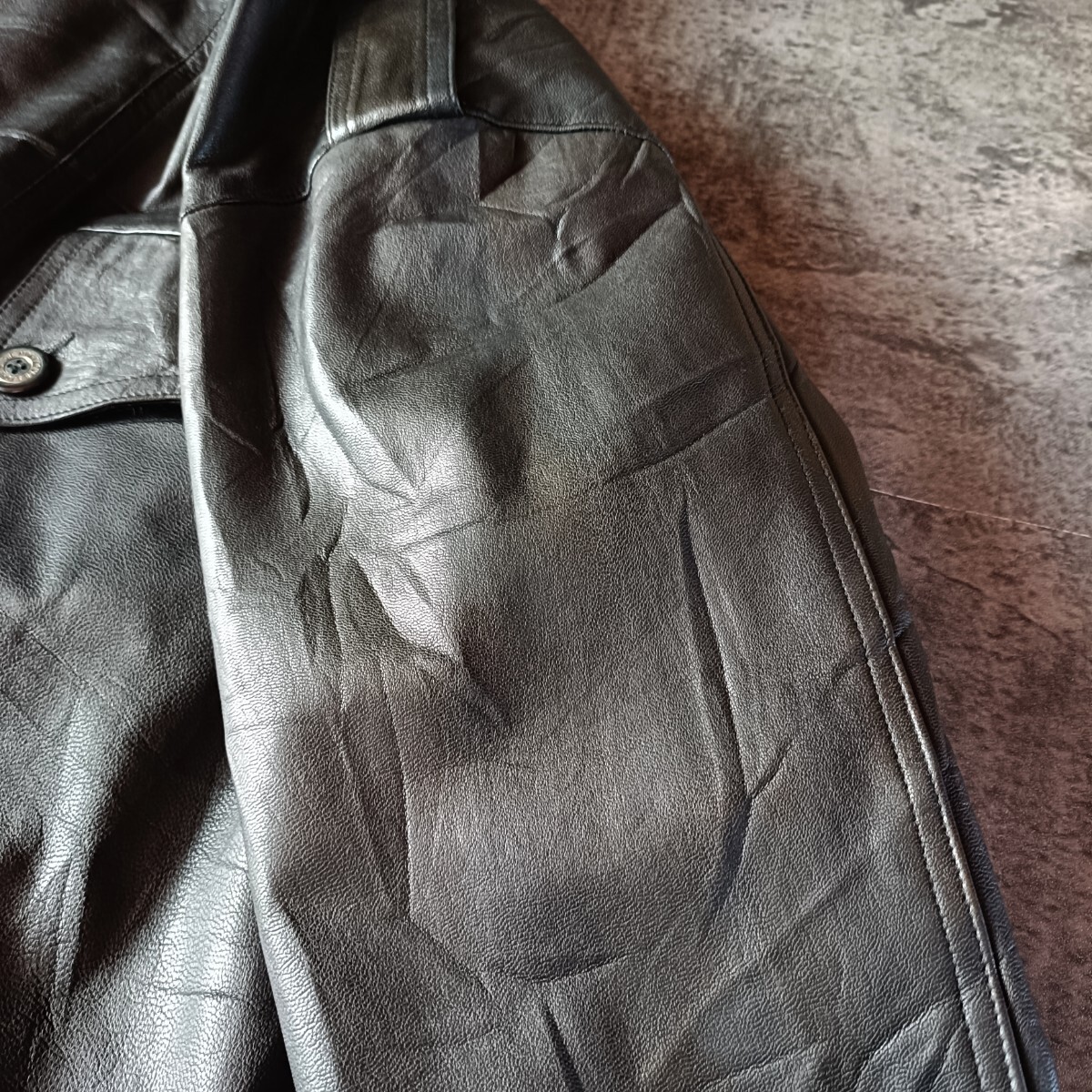 80s 90s フランス製 MARITHE FRANCOIS FIRBAUD マリテフランソワジルボー レザージャケット アーカイブ archive_画像7