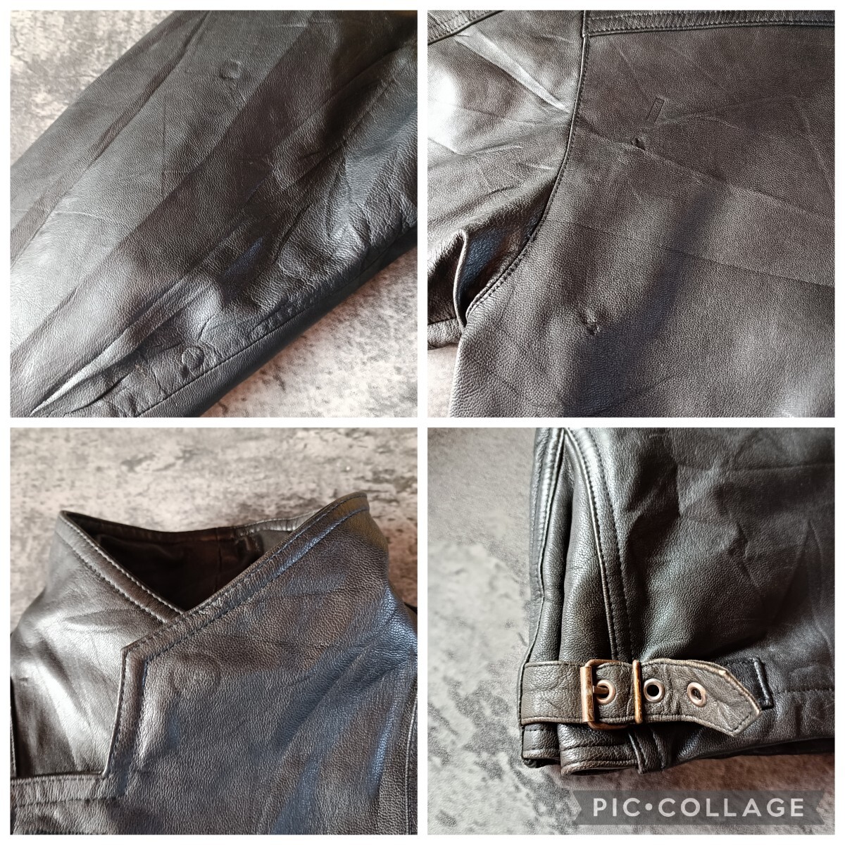 80s 90s フランス製 MARITHE FRANCOIS FIRBAUD マリテフランソワジルボー レザージャケット アーカイブ archive_画像8