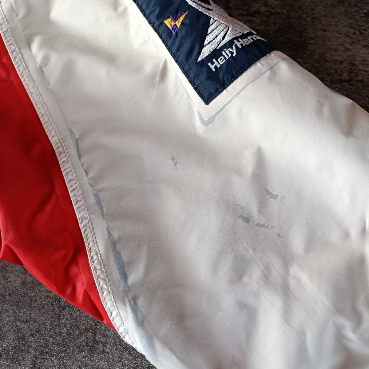 古着 80s 90s ノルウェー製 Helly Hansen ヘリーハンセン ラグランジャケット_画像6