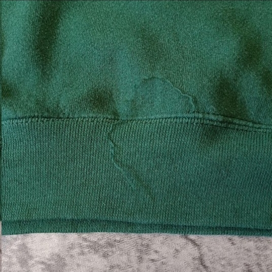 90s USA製 アメリカ製 SANTEE ラオス モン族 ワッペン スウェット_画像6