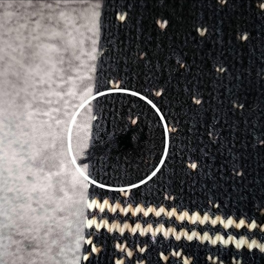 古着 ユーロ ハンドメイド ノルディックカーディガン ヴィンテージ 総柄_画像10