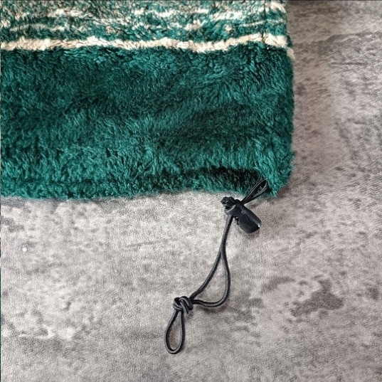 古着 90s USA製 アメリカ製 総柄 ホース 馬 フリースベスト グリーン_画像6