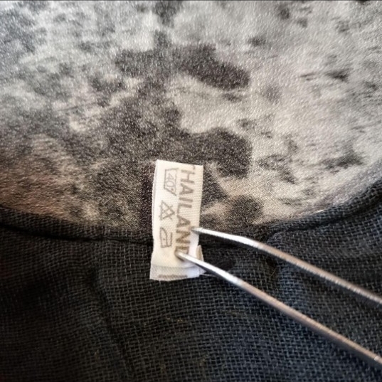 古着 タイ製 エレファント 象 スパンコール 装飾 コットンベスト ベスト ビンテージ 民族衣装 刺繍_画像8