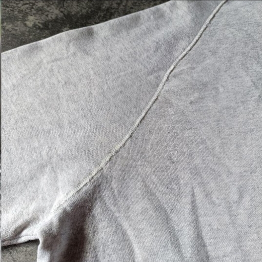 90s USA製 アメリカ製 猫プリント ラグランスウェット_画像6