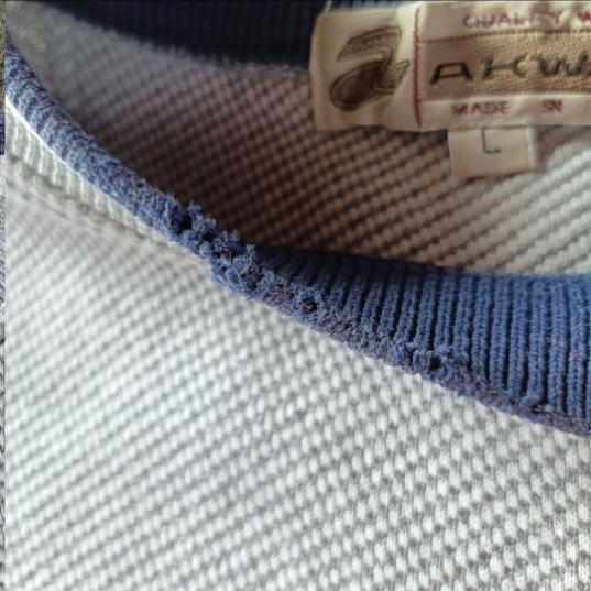 90s USA製 アメリカ製 AKWA Tide 企業モノ スウェット_画像6