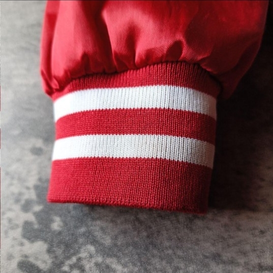 80s USA製 アメリカ製 WINDLESS デビルプリント スタジャン_画像6