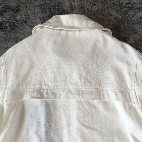古着 70s 80s ユーロ フランス QUAI トグルデザイン コットンジャケット カバーオール_画像4