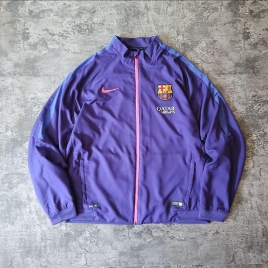 00s NIKE FCバルセロナ QATAR ジャージ トラックジャケット_画像1