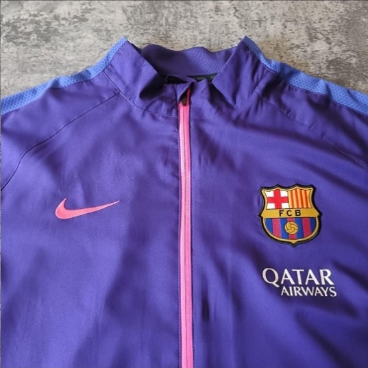 00s NIKE FCバルセロナ QATAR ジャージ トラックジャケット_画像3