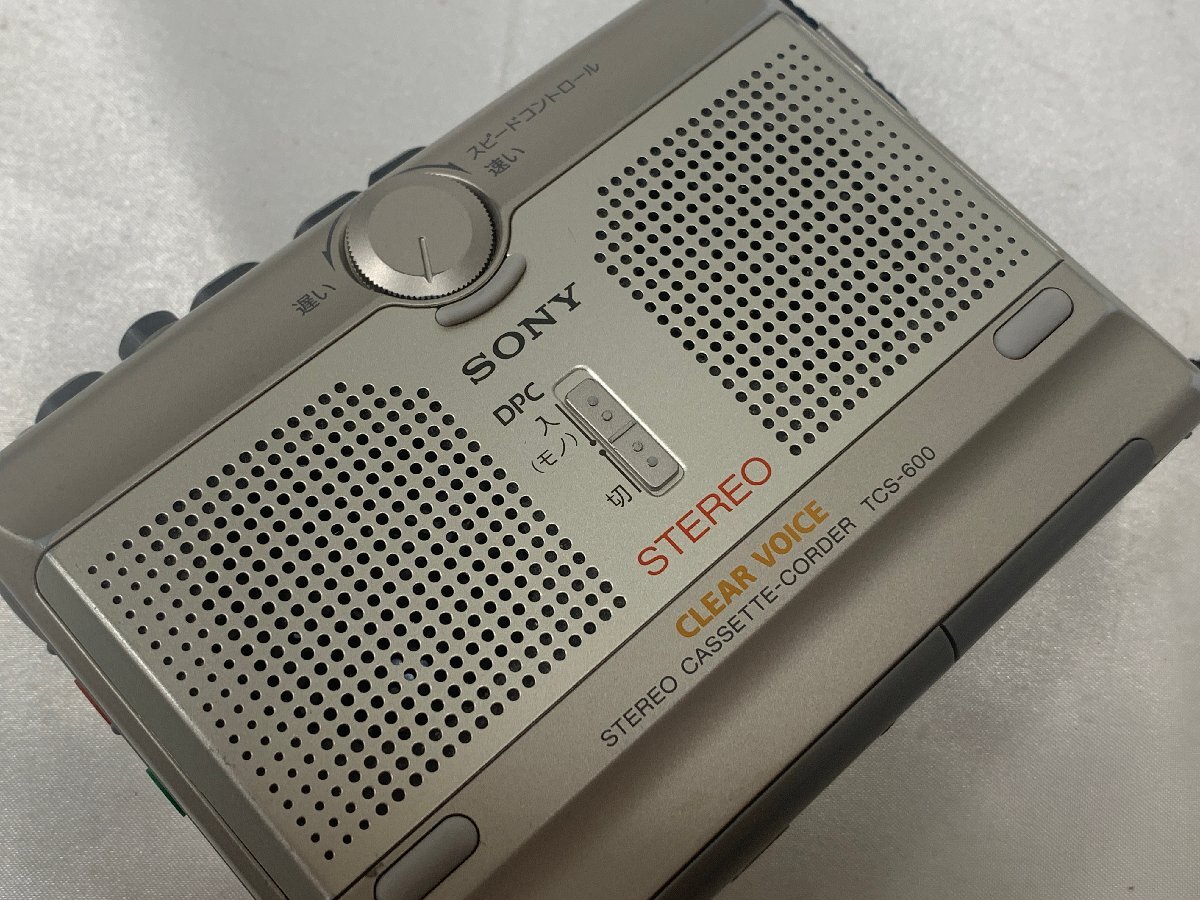 キングラム[12] SONY ソニー カセット レコーダー ポータブル プレイヤー TCS-600 005@D76 ★送料無料★_画像5
