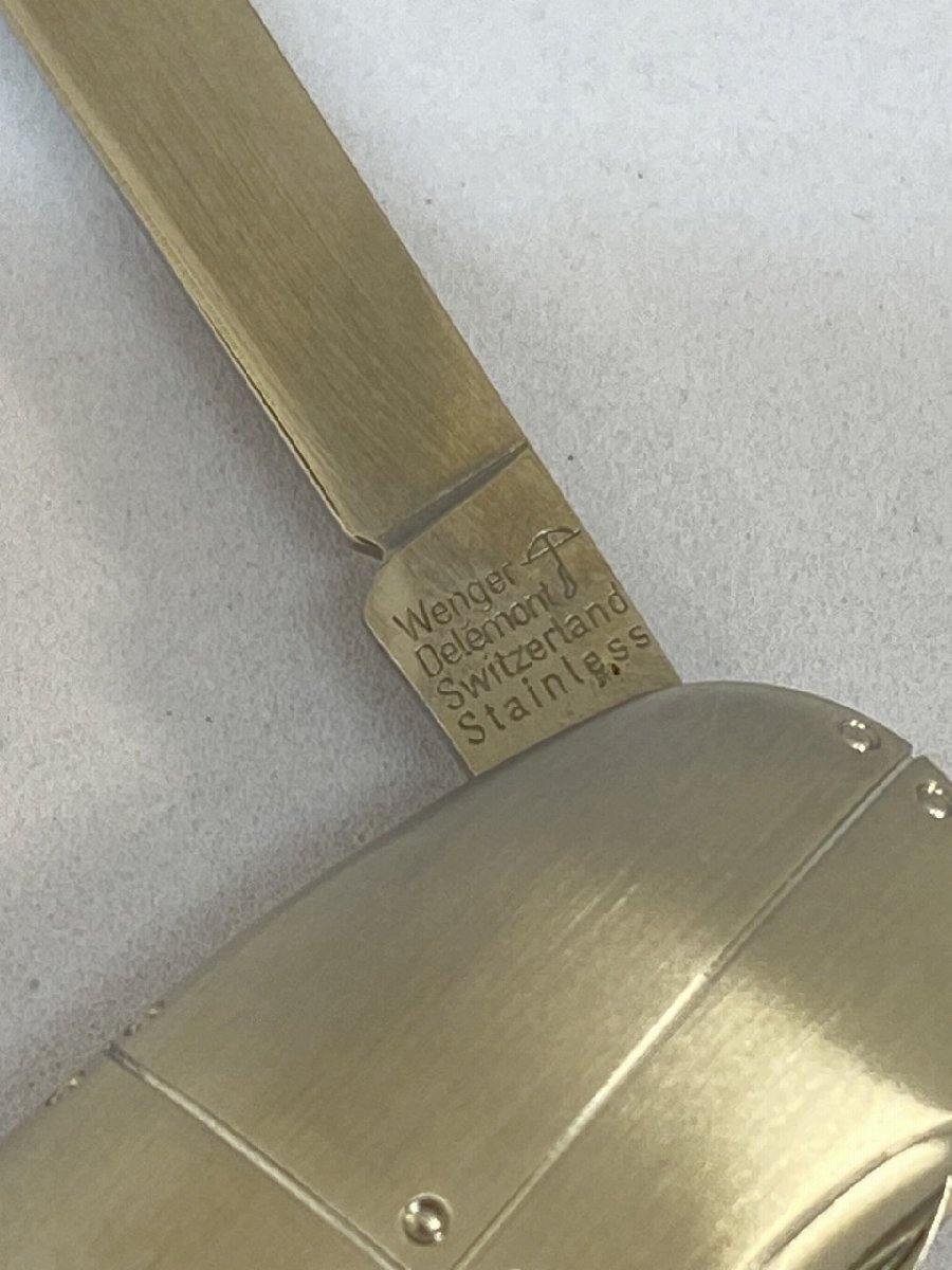 キングラム[03]ティファニー TIFFANY＆Co. ストリーメリカ マルチツール ウェンガーナイフ ステンレス 美品【送料無料】9210_画像7