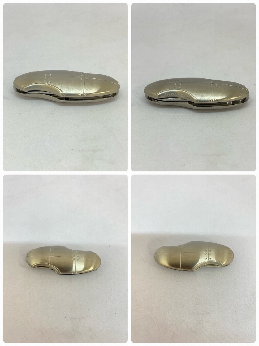 キングラム[03]ティファニー TIFFANY＆Co. ストリーメリカ マルチツール ウェンガーナイフ ステンレス 美品【送料無料】9210_画像2