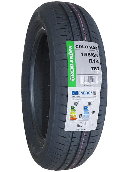 155/65R14 2本セット 2025年製造 新品サマータイヤ GRENLANDER COLO H02 送料無料 155/65/14_画像3