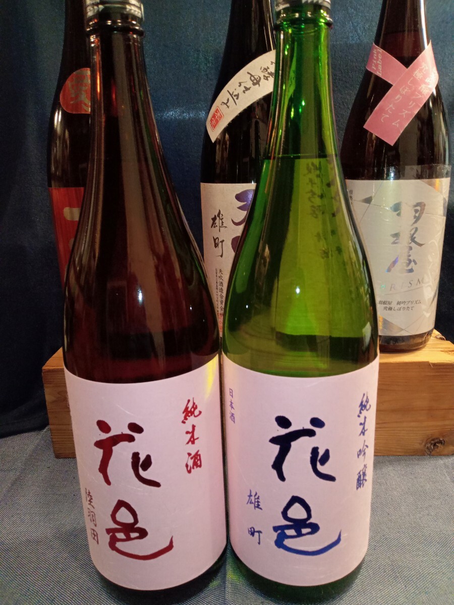 ② японкое рисовое вино (sake) 1800ml..5 шт. комплект ( цветок ., перо магазин, небо дуть, правильный снег )