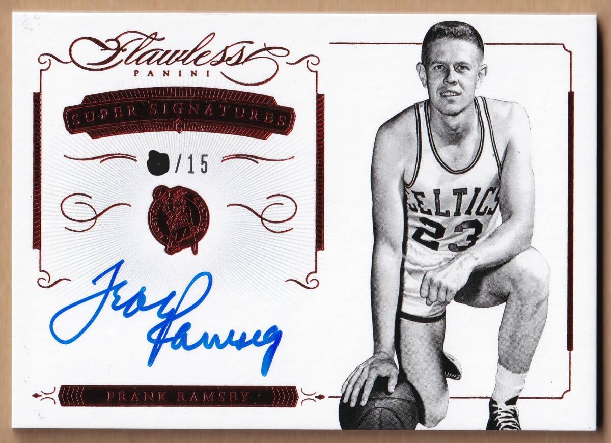 [NBA]FRANK RAMSEY автограф автограф карта 15 листов ограничение 2014-2015 PANINI FLAWLESS BASKETBALL AUTOGRAPH CARD[AUTO]