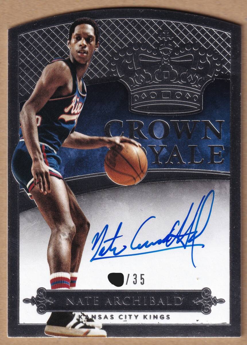 [NBA]NATE ARCHIBALD автограф автограф карта 35 листов ограничение 2014-2015 PANINI PREFERRED BASKETBALL CROWN ROYALE AUTOGRAPH CARD[AUTO]