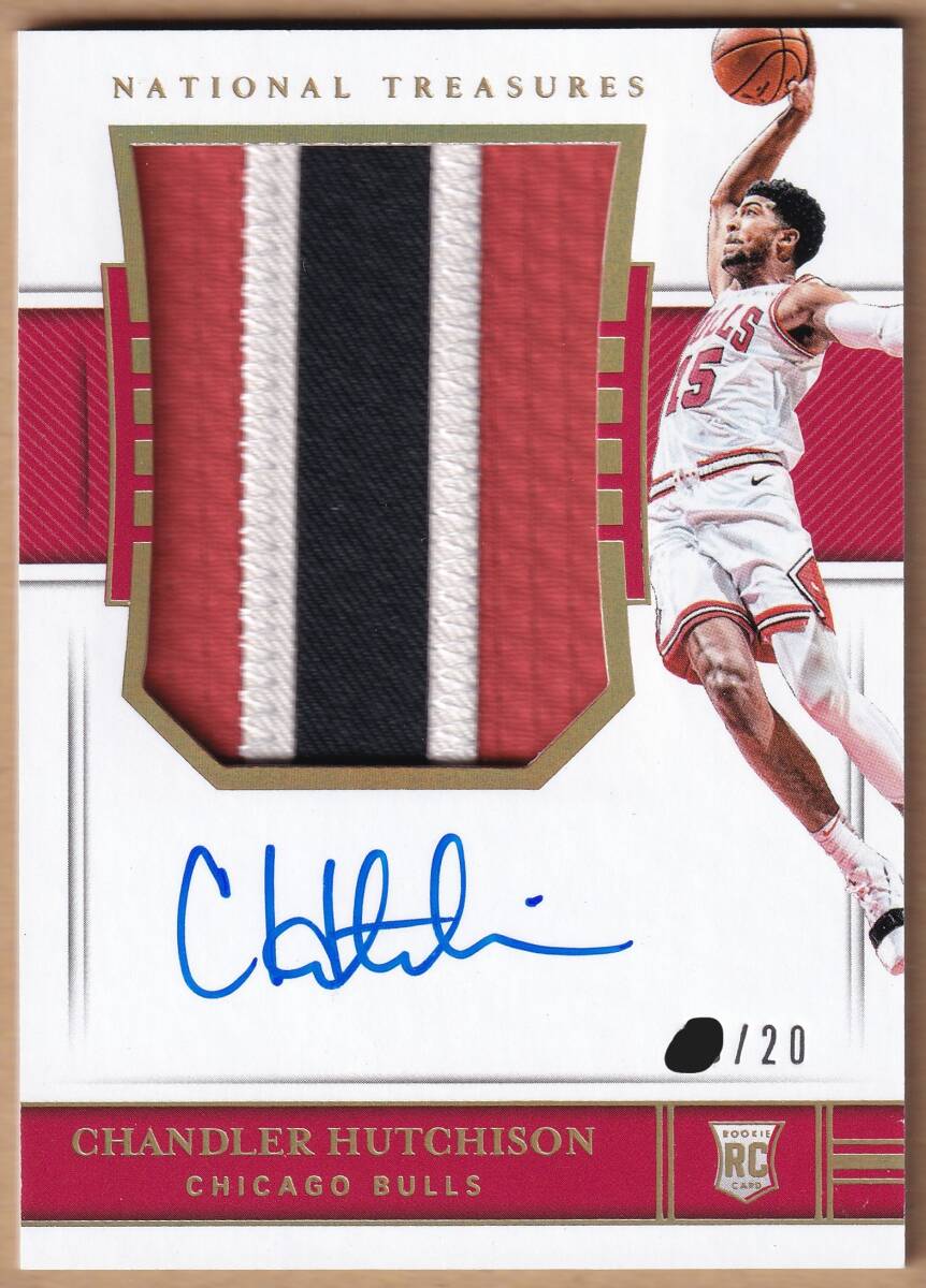 [RC]CHANDLER HUTCHISON автограф автограф карта 20 листов ограничение 2018-2019 PANINI NATIONAL TREASURES BASKETBALL ROOKIE AUTOGRAPH CARD[NBA]