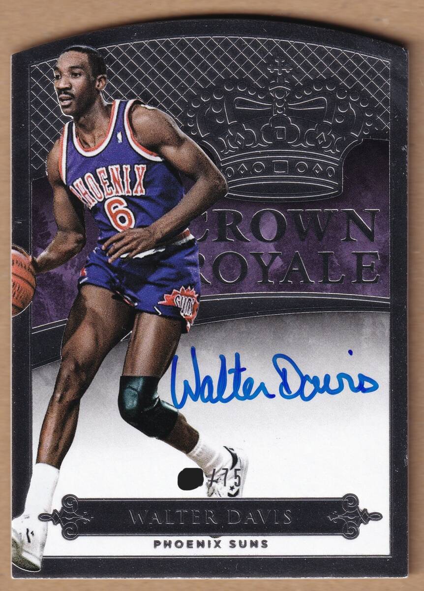 [NBA]WALTER DAVIS автограф автограф карта 75 листов ограничение 2014-2015 PANINI PREFERRED BASKETBALL CROWN ROYALE AUTOGRAPH CARD[AUTO]
