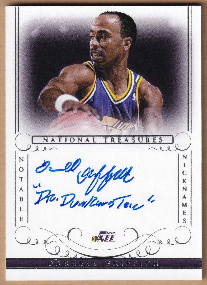 [NBA]DARRELL GRIFFITH in sk автограф автограф карта 49 листов ограничение 2013-2014 PANINI NATIONAL TREASURES BASKETBALL AUTOGRAPH CARD[AUTO]