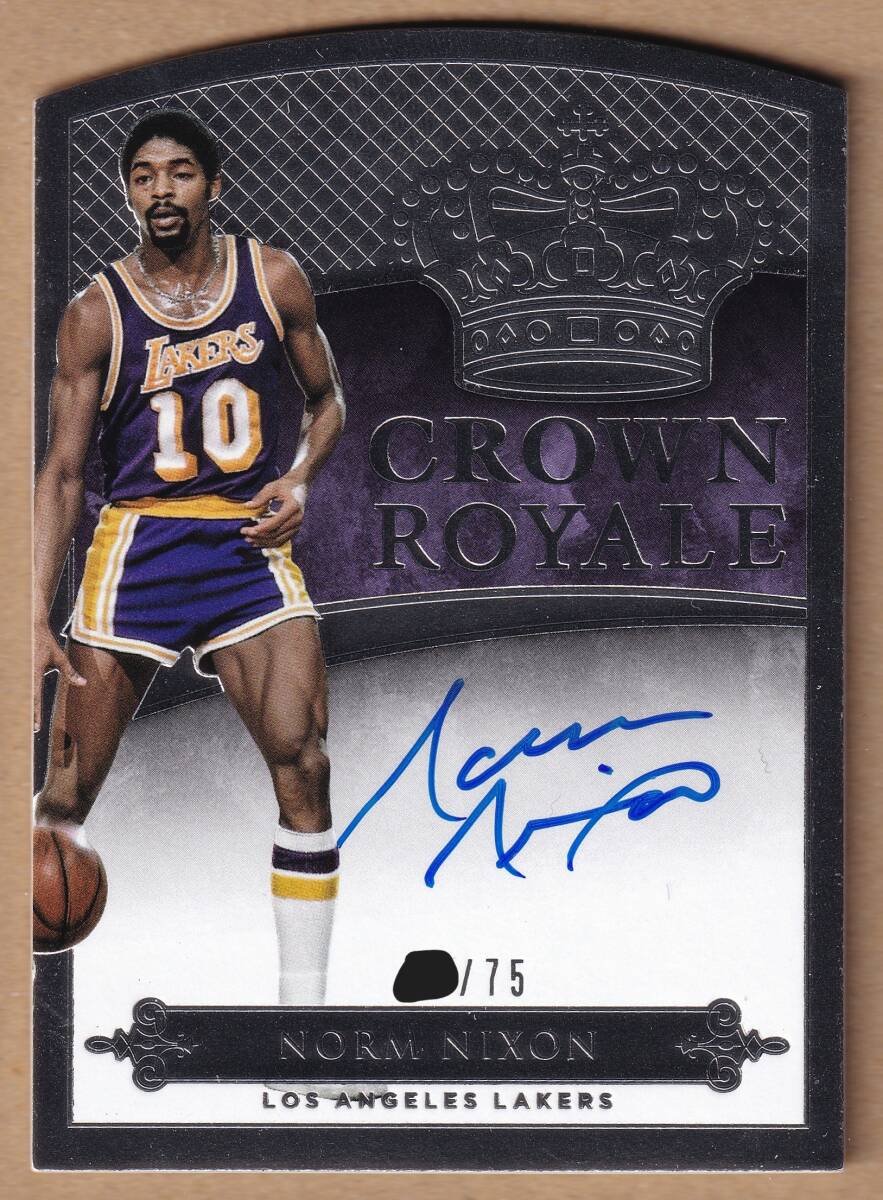 [NBA]NORM NIXON автограф автограф карта 75 листов ограничение 2014-2015 PANINI CROWN ROYALE BASKETBALL AUTOGRAPH CARD[AUTO]