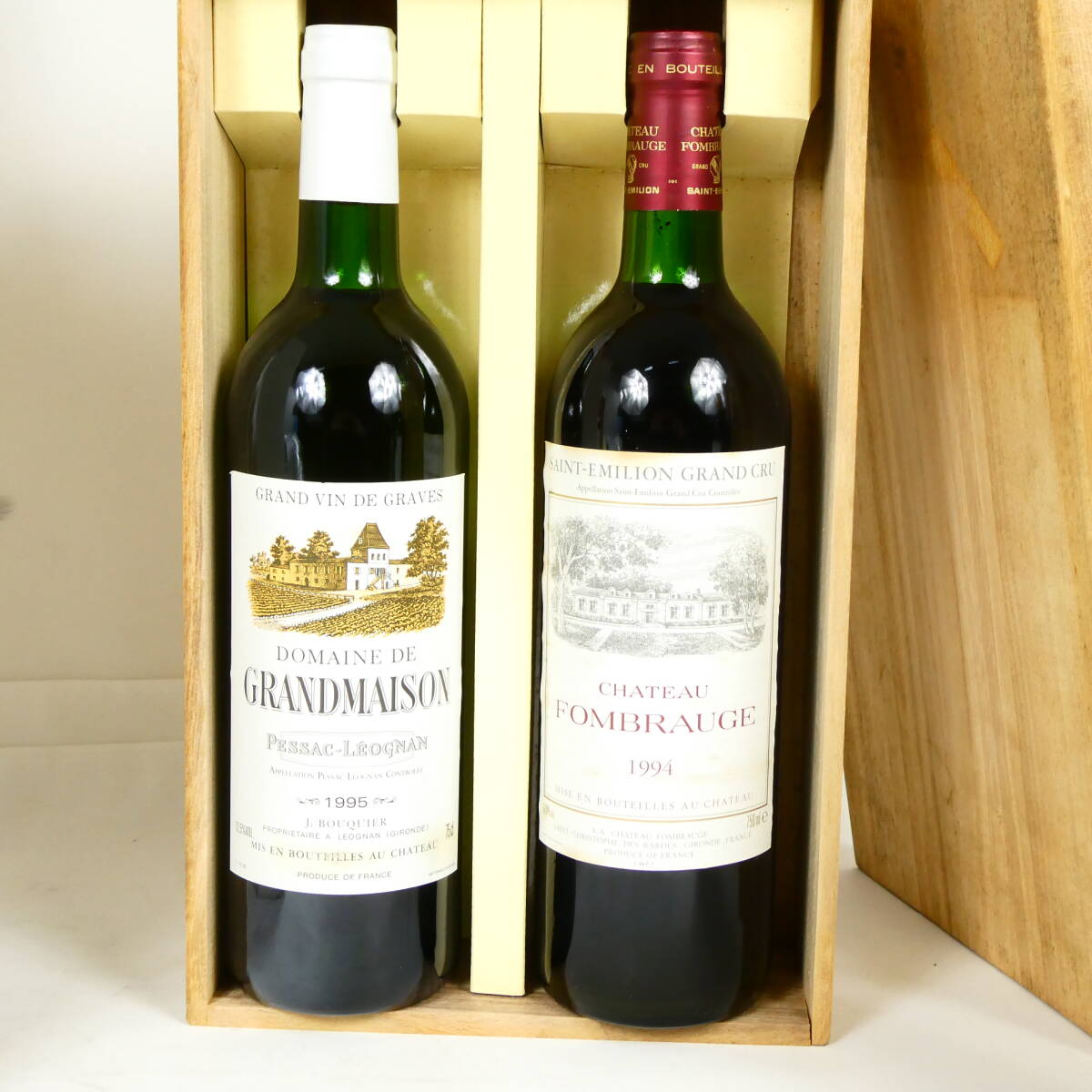 未開栓 古酒 ワイン 5点セット シャトー フォンブロージュ 1994・ドメーヌ ド グランメゾン 1995・他 まとめ売り 保管品■NA069s■_画像2