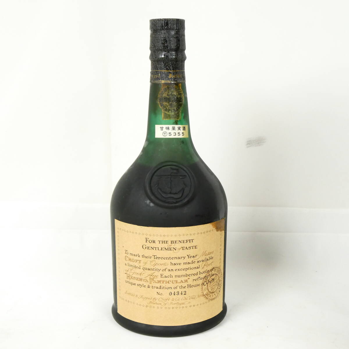  не . штекер старый sake wa чернила loft CROFT порт вино 300 год память 1978 с футляром 750ml 20% хранение товар #NA072s#