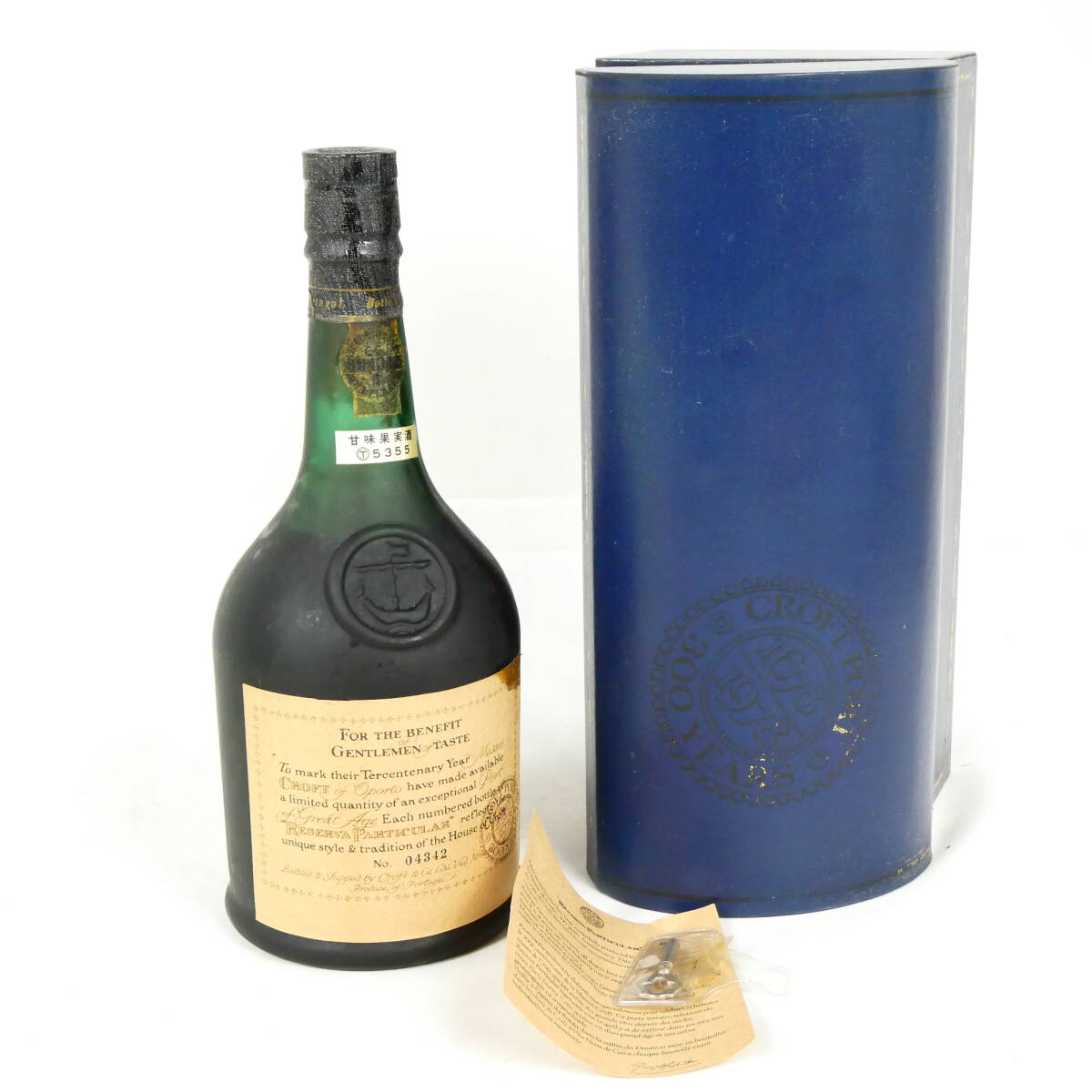  не . штекер старый sake wa чернила loft CROFT порт вино 300 год память 1978 с футляром 750ml 20% хранение товар #NA072s#