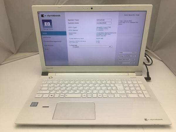 Junk!TOSHIBA T75/CWS0Core i7 7500U 2.7G 8G 1T Junk!TOSHIBA T75/CWS0Core i7 7500U 2.7G 8G 1T