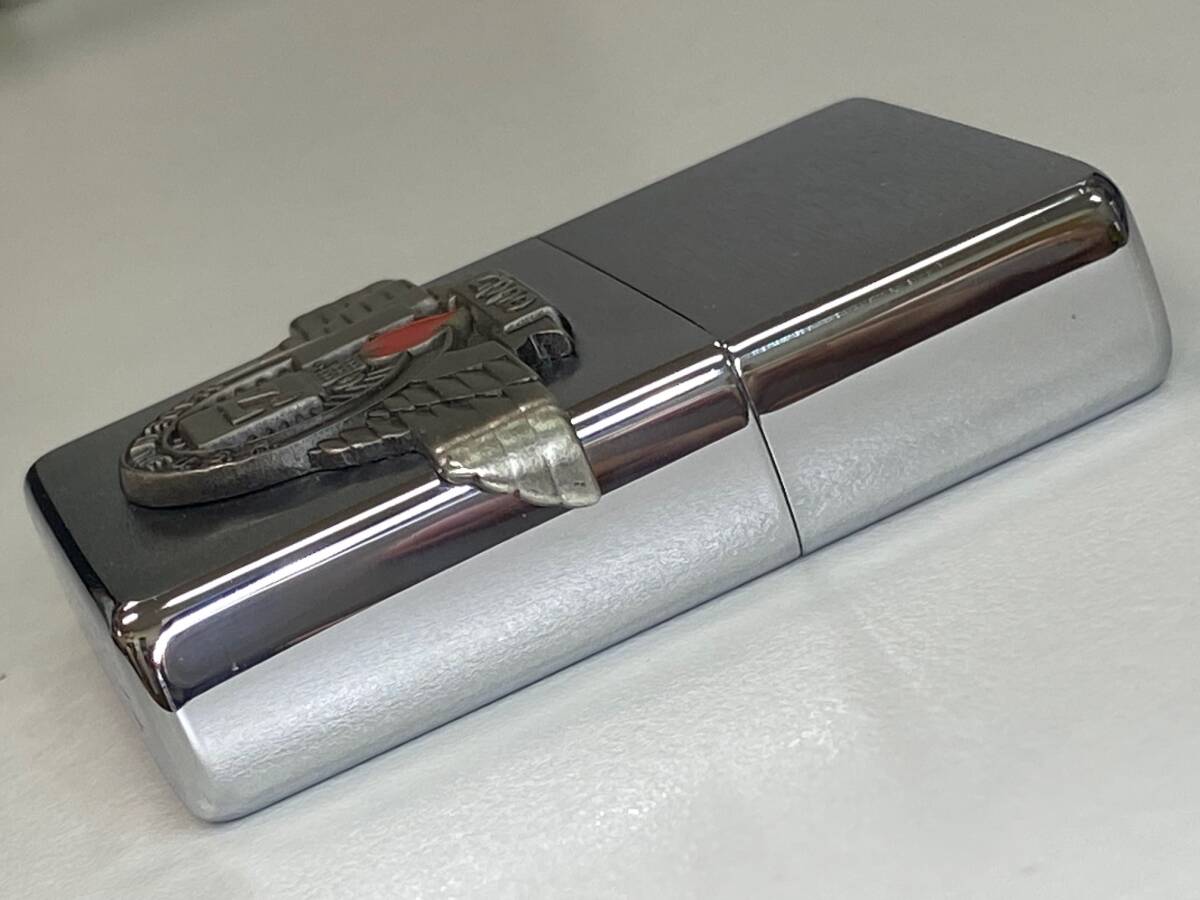 【火花が出る事のみ確認済み】ZIPPO ジッポー ZIPPO社ロゴ ジッポ社ロゴ 1998年製 オイルライター MADE IN THE U.S.A. PAT.2032695_画像3