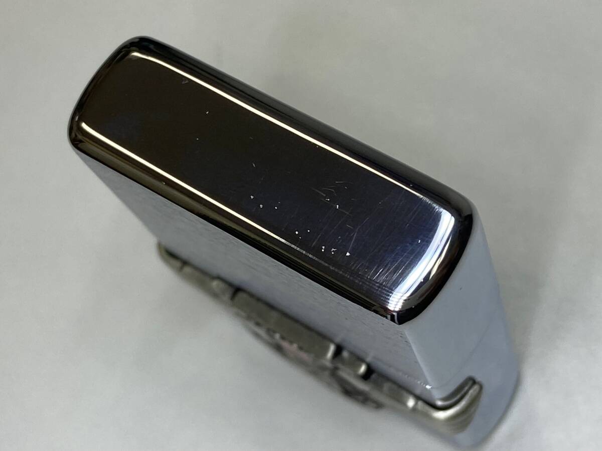 【火花が出る事のみ確認済み】ZIPPO ジッポー ZIPPO社ロゴ ジッポ社ロゴ 1998年製 オイルライター MADE IN THE U.S.A. PAT.2032695_画像6