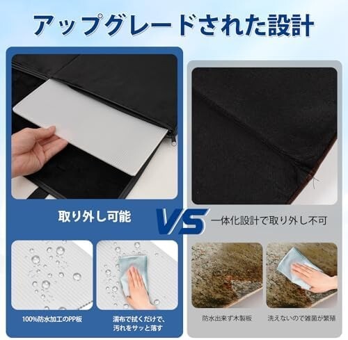 【新品送料無料】車中泊 マット 隙間 後部座席マット 折りたたみ式 アウトドア キャンプ マット 車載 ベッドキット 収納ポケット_画像3