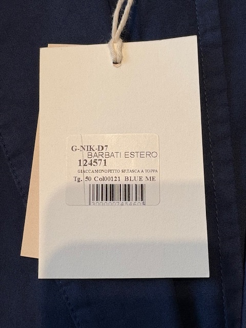 人気イタリアブランド【BARBATI】コットンストレッチジャケット_画像5