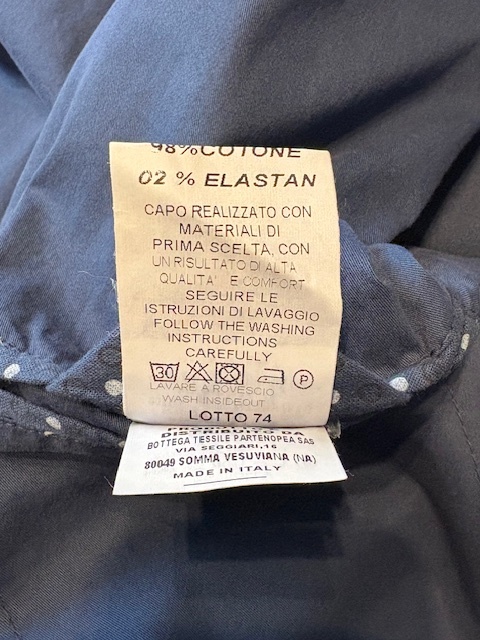 人気イタリアブランド【BARBATI】コットンストレッチジャケット_画像9