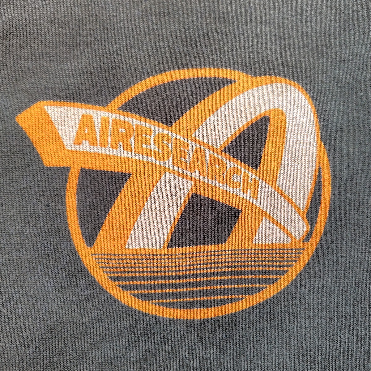 90s リアルマッコイズ Real McCoys 両面染込みプリント Vガゼット スウェットシャツ トレーナー M(38)　AIRESEARCH_画像4