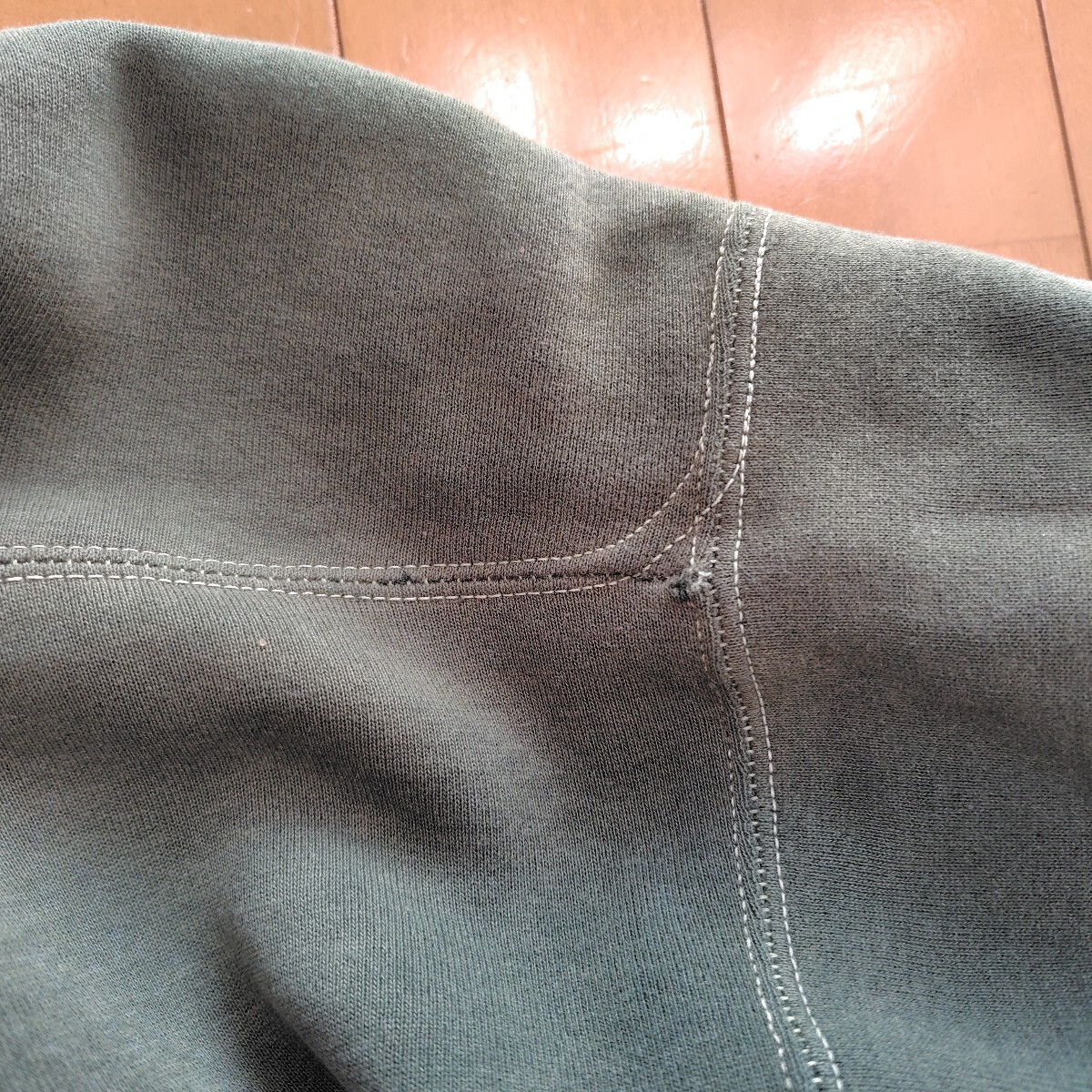 90s リアルマッコイズ Real McCoys 両面染込みプリント Vガゼット スウェットシャツ トレーナー M(38)　AIRESEARCH_画像10