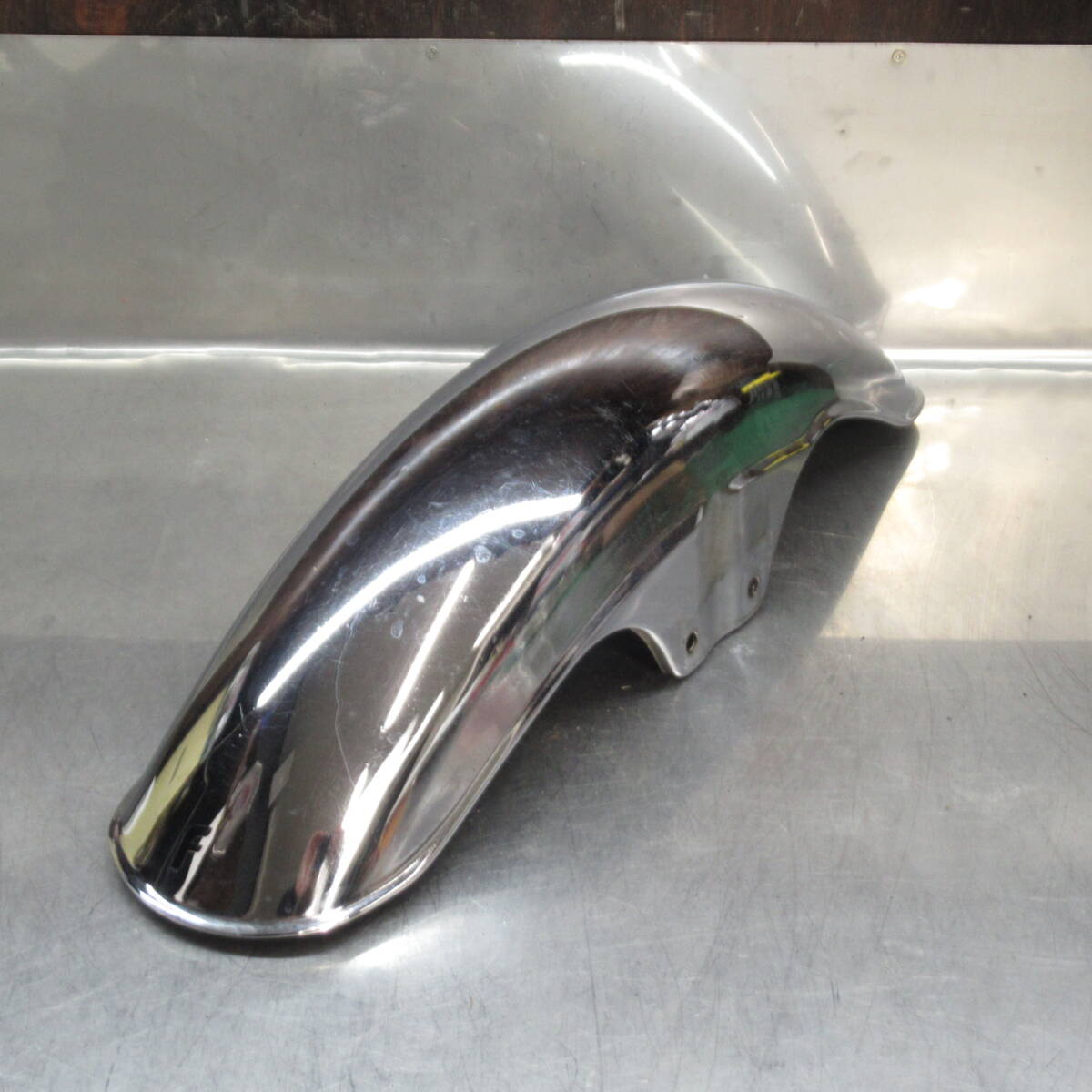 カワサキ KZ900LTD KZ1000LTD 純正 フロントフェンダー ショートフェンダー 当時物 検)Z1 Z2 MK2 Z750Four KZ650【100】USA-P-642_画像1