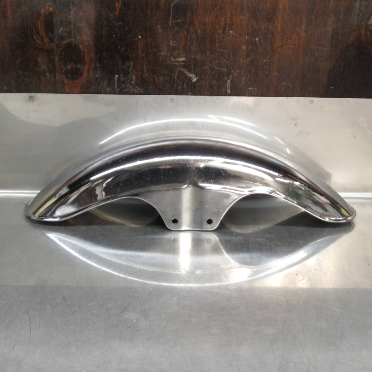 カワサキ KZ900LTD KZ1000LTD 純正 フロントフェンダー ショートフェンダー 当時物 検)Z1 Z2 MK2 Z750Four KZ650【100】USA-P-642_画像2