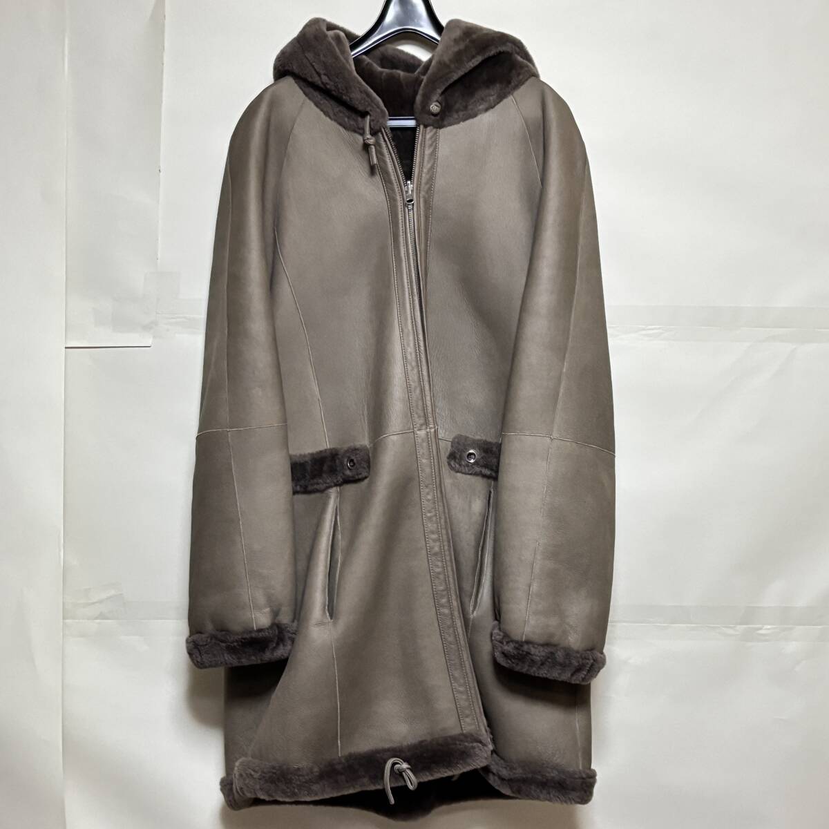 DAMA ダーマ コレクション HIROMI OSHIDA ヒロミオシダ ムートンコート リバーシブル LLサイズ 身長154〜162cm _画像1