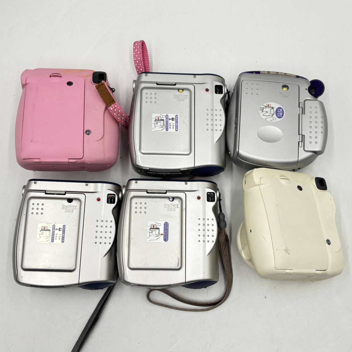 FUJIFILM フジフィルム チェキ 6台 まとめ instax mini 10 20 8 8+ _画像2