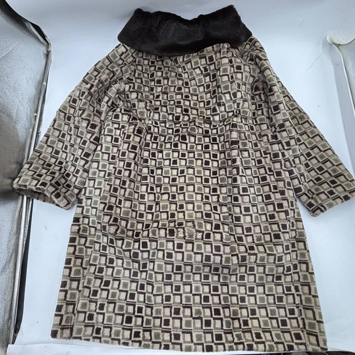  GRANDI グランディ レザー コート ラビット レディース ファッション_画像2