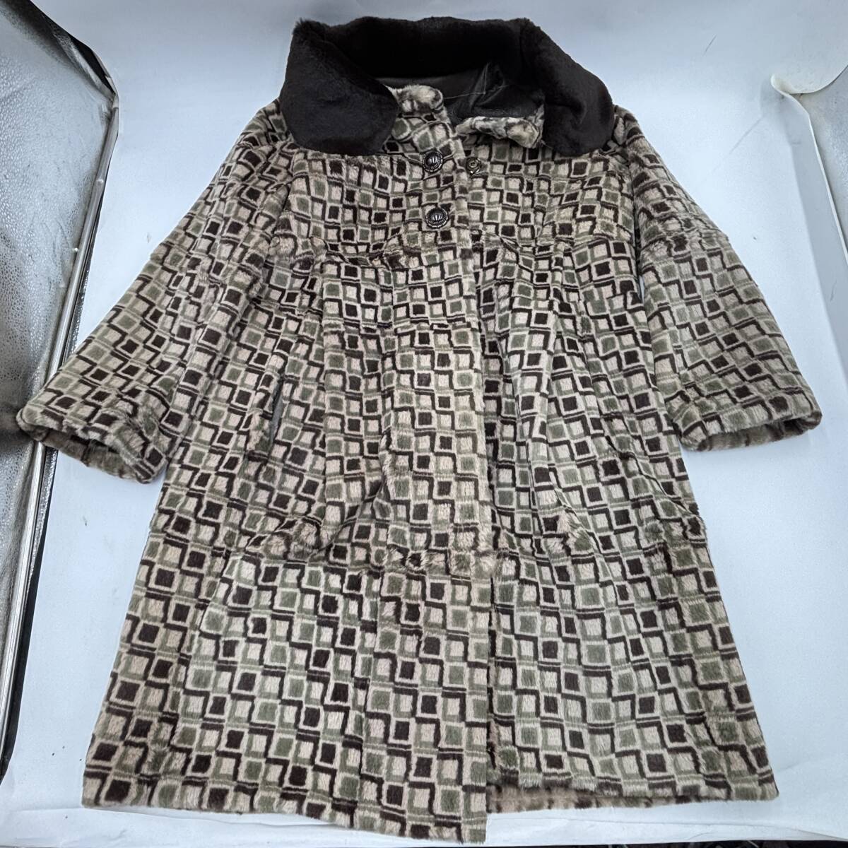  GRANDI グランディ レザー コート ラビット レディース ファッション_画像1