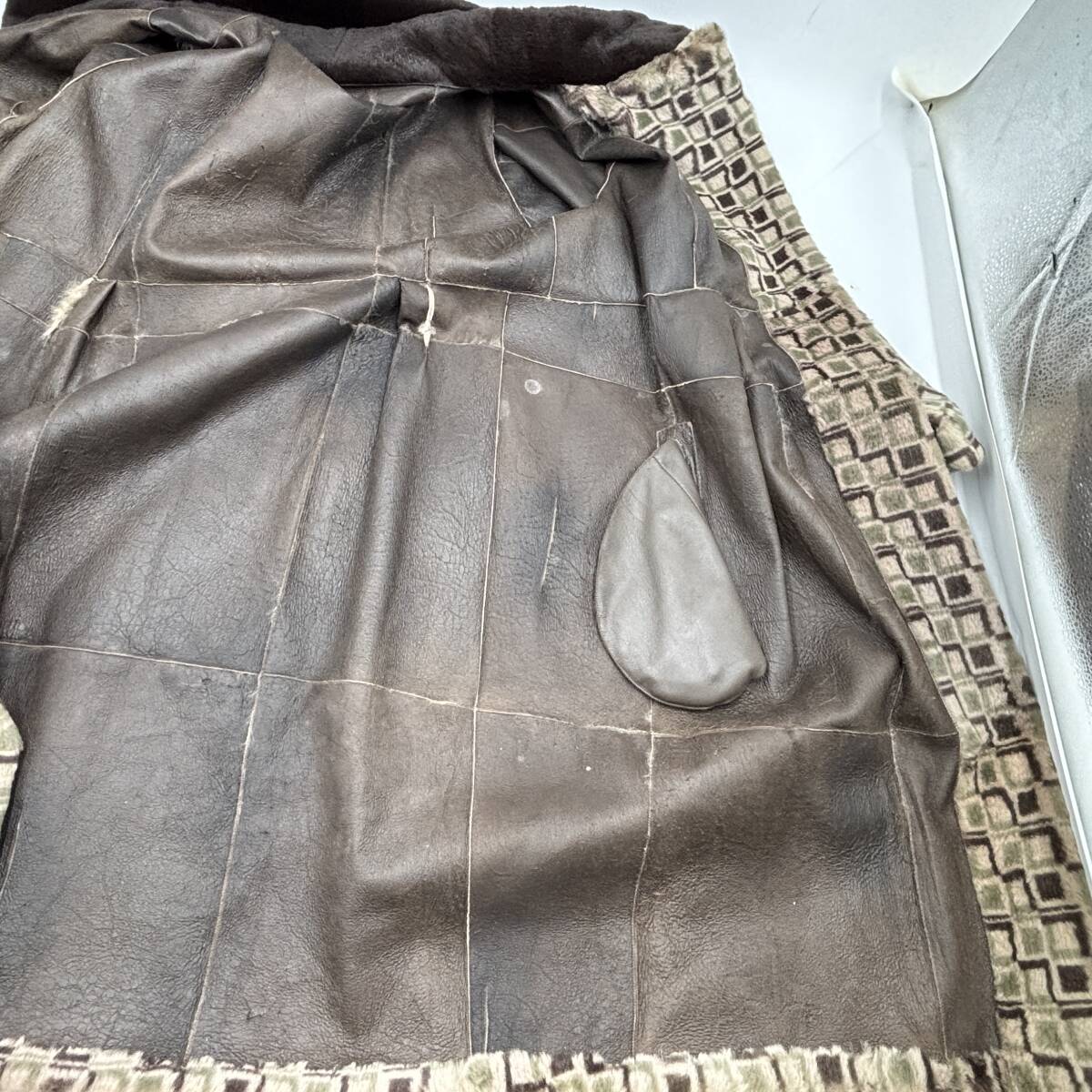  GRANDI グランディ レザー コート ラビット レディース ファッション_画像6